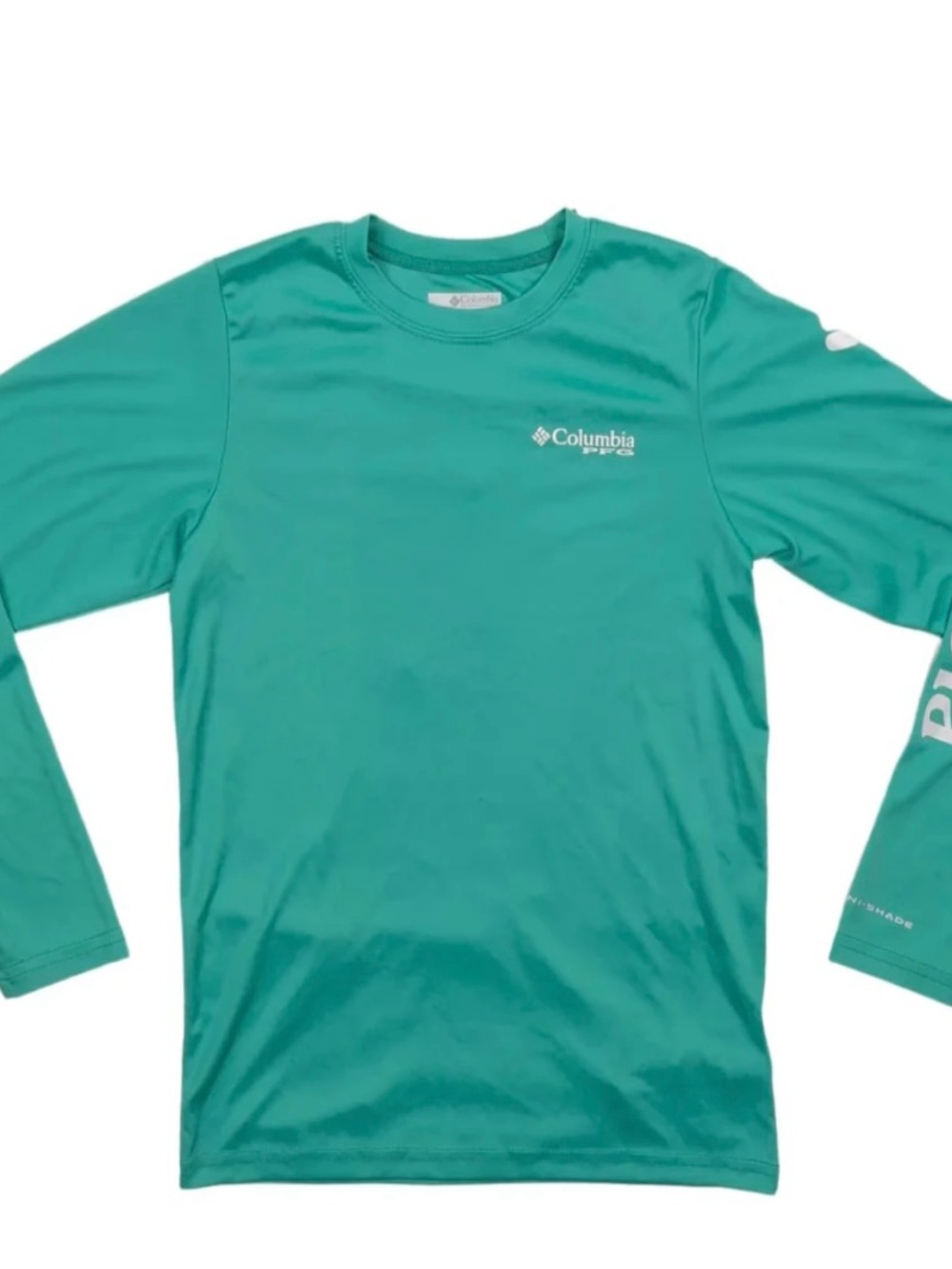 Columbia Men’s Turquoise Long-Sleeve Rash Guard